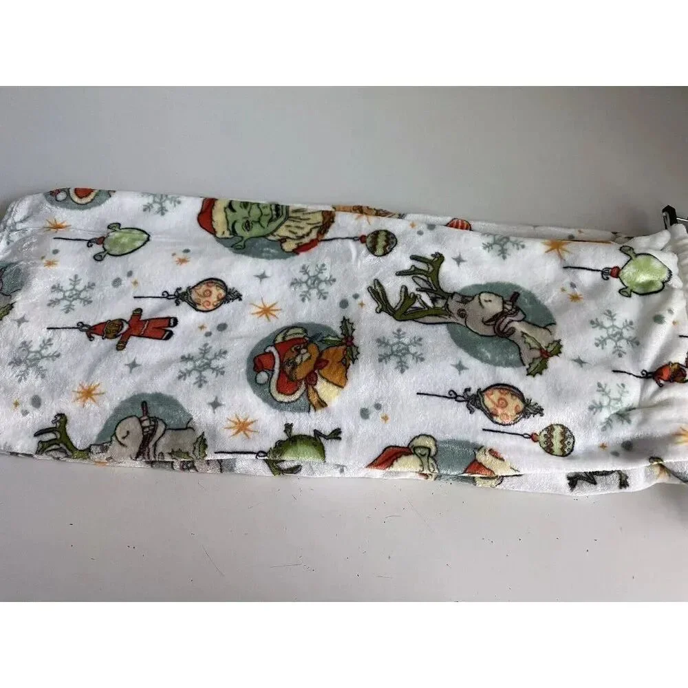 Shrek Christmas Throw Blanket‎ 50 X 70” Donkey Puss N Boots Gingie Holiday NEW